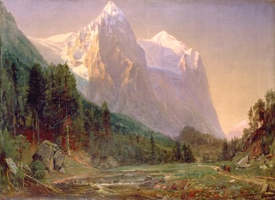 Sonnenaufgang am Wetterhorn, 1858 von Thomas Worthington Whittredge